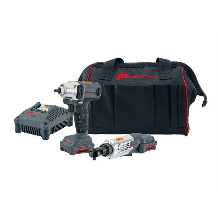 2 Piece Impact and Ratchet IQV12 Cordless Kit