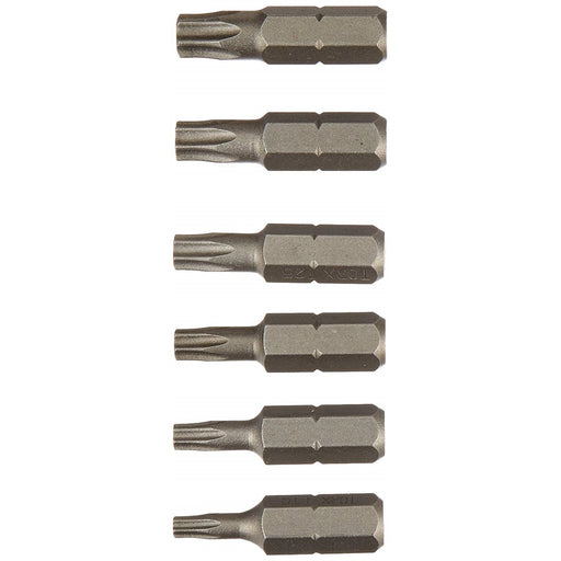 TORX 1" 6PC T10 thru T30 OAL