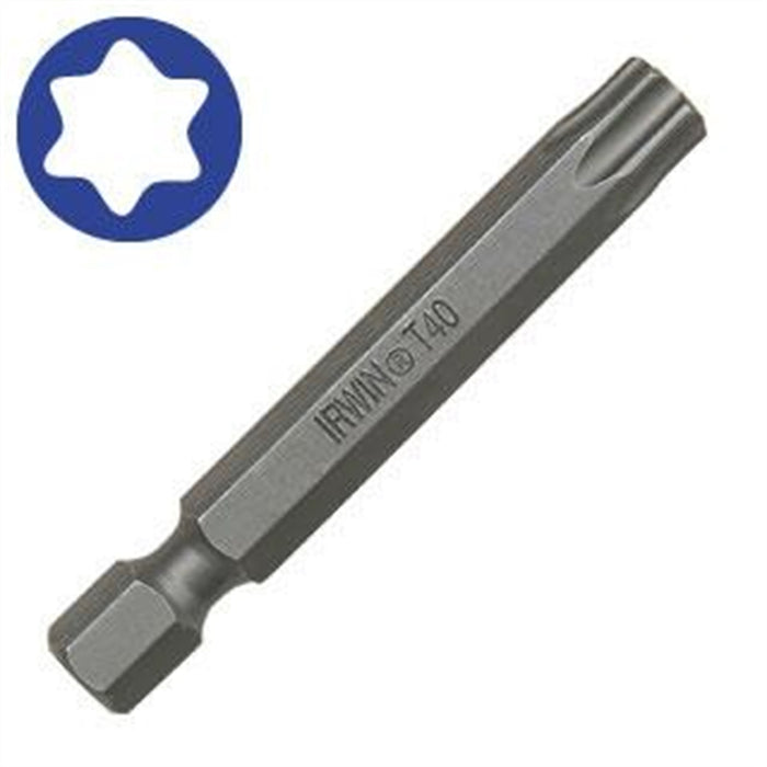 Power Bit, T27 Torx, 1/4 in. Hex Shank with Groove Irwin Industrial ...