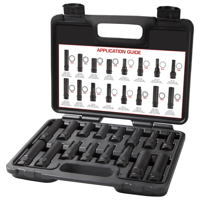 16pc Locking Lug Master Key Set
