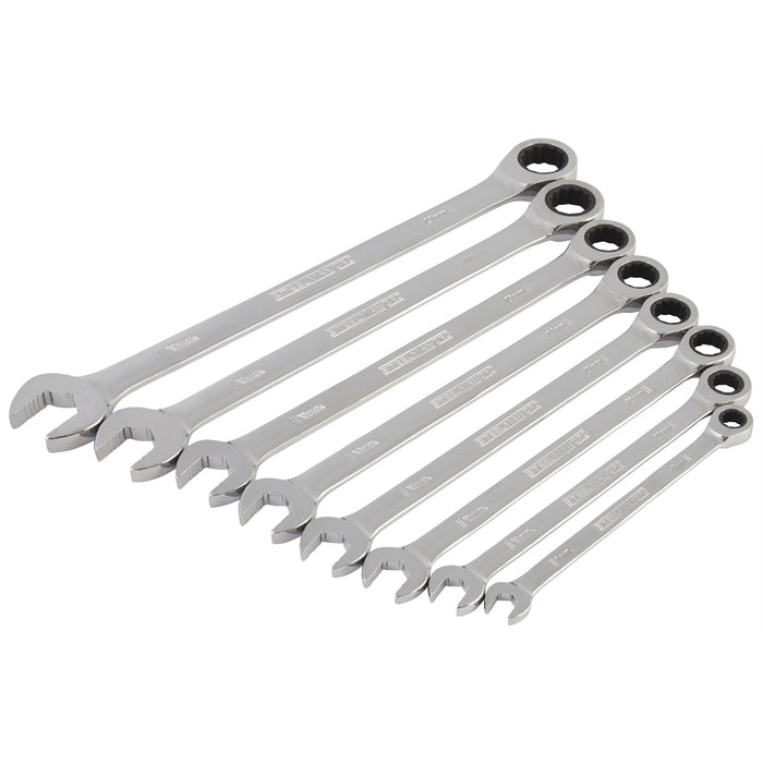8PC METRIC 144 POSITION RATCHETING WRENCH SET