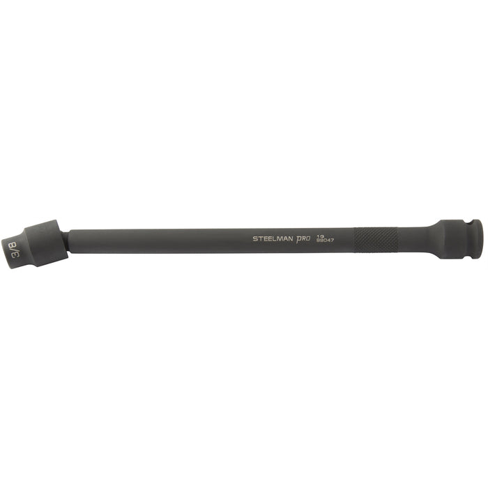 3/8" Dr. x 9" Long Ball-Joint Impact Socket, 3/8"