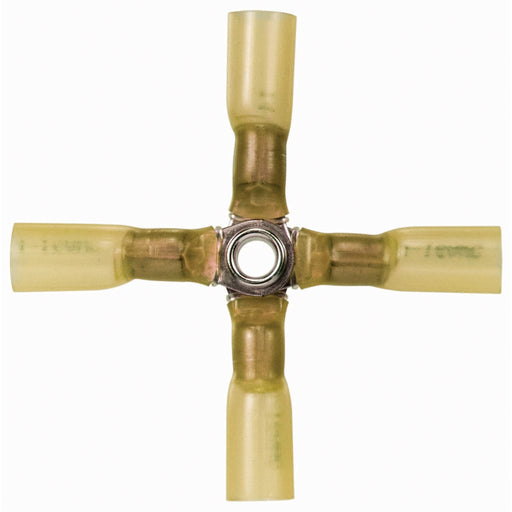 12-10 4-WAY (X) YELLOW CS H.S. CONNECTOR 5 PC
