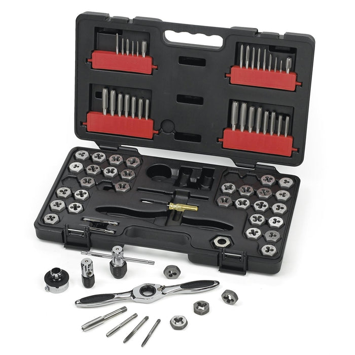 GEARWRENCH TAP & DIE SAE & METRIC 75PCS