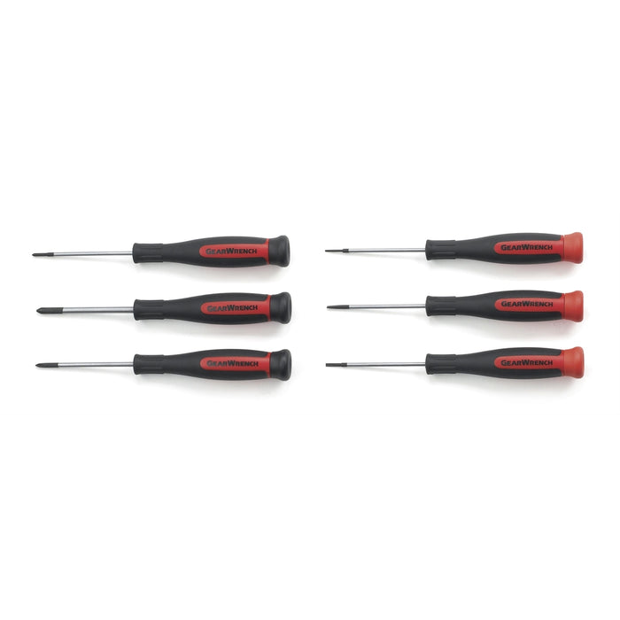 6PC MINI PHILLIPS/SLOTTED SCREWDRIVE SET