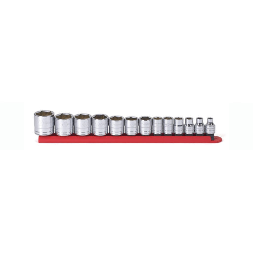 13PC 3/8" DRIVE 6PT STANDARD SAE SOCKET SET