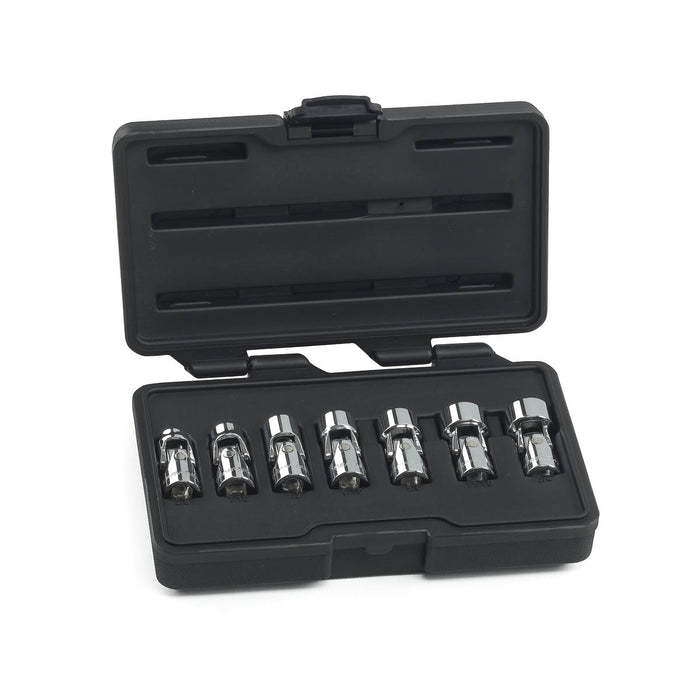 7PC 3/8" DRIVE 6PT FLEX SAE SOCKET SET