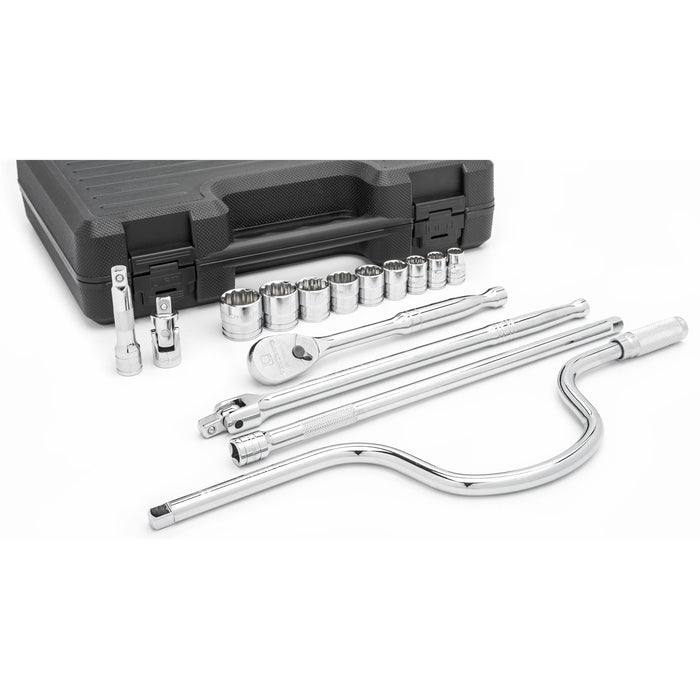15 PC 3/8" DR 12 POINT SAE SOC SET