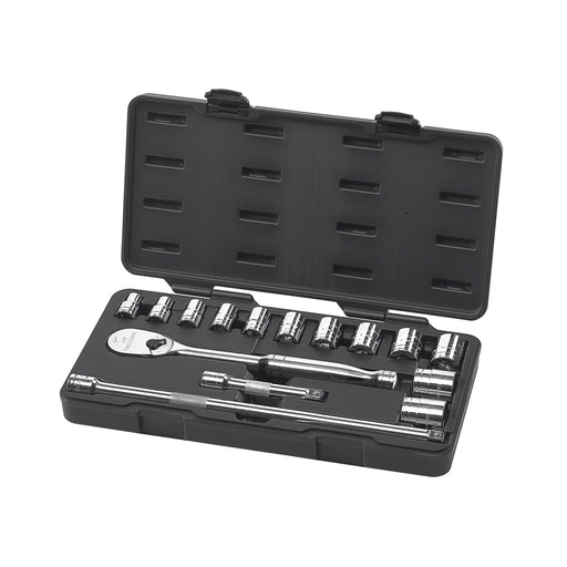 15PC 1/2" DR SAE SOCKET SET