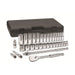 33 PC 1/2" DR 6 PT SAE STD & DEEP SOCKET SET