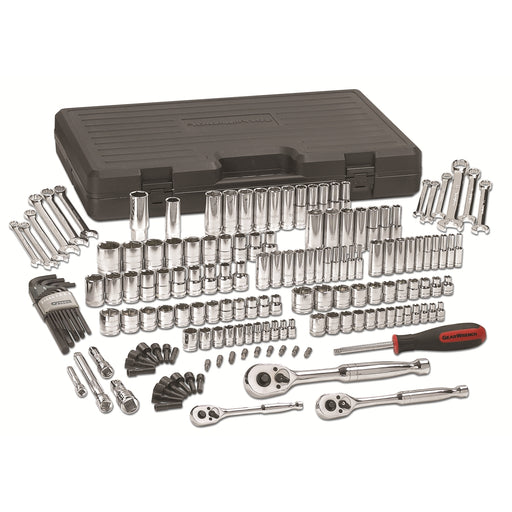 165 PC 1/4" 3/8" & 1/2" DR MECHANICS TOOLS SET