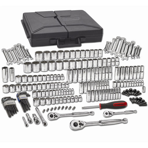 216 PC 1/4" 3/8" & 1/2" DR MECHANICS TOOLS SET