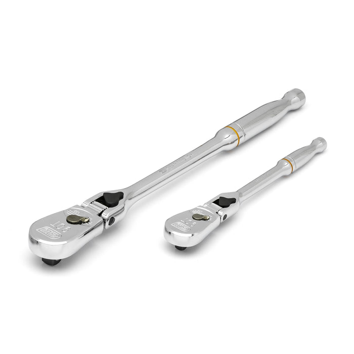 2 Pc 90T Locking Flex Head Ratchet Set