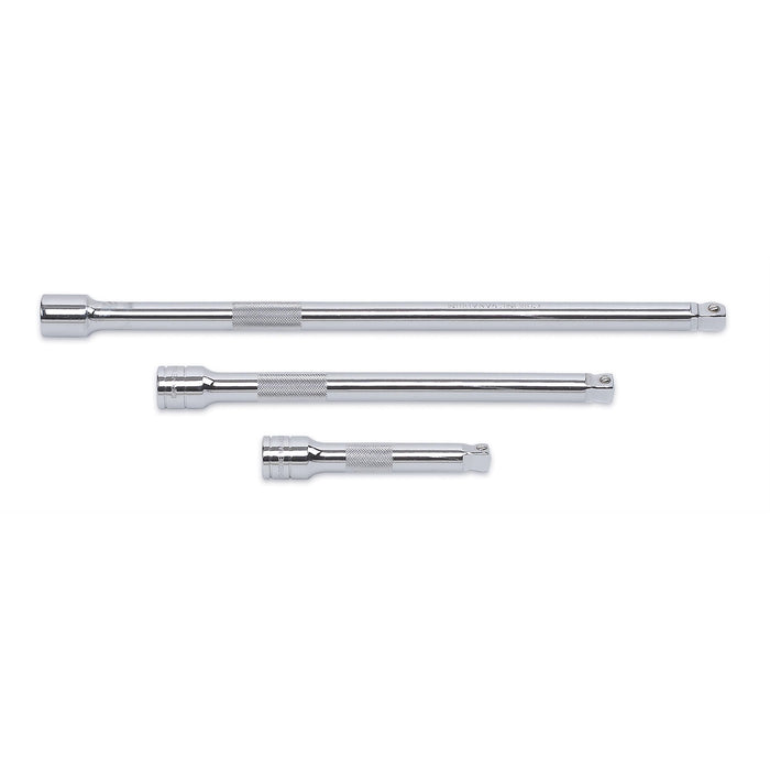 3PC 1/2" DRIVE WOBBLE EXTENSION SET 5",10"15"