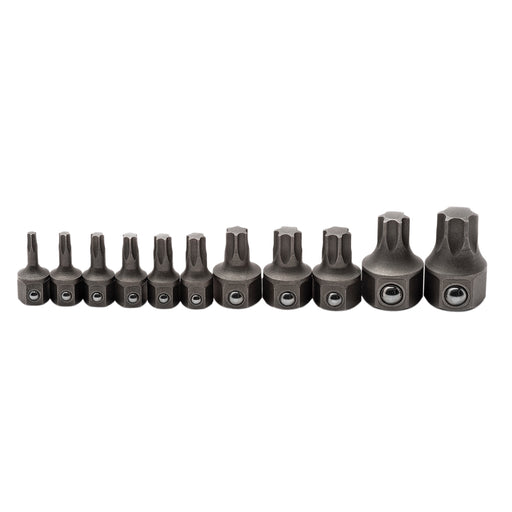 11 Pc. Torx Ratcheting Wrench Insert Bit Set