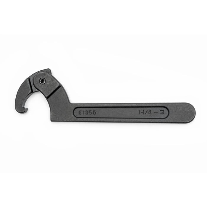 Adjustable Hook Spanner Wrench - 1-1/4" - 3"