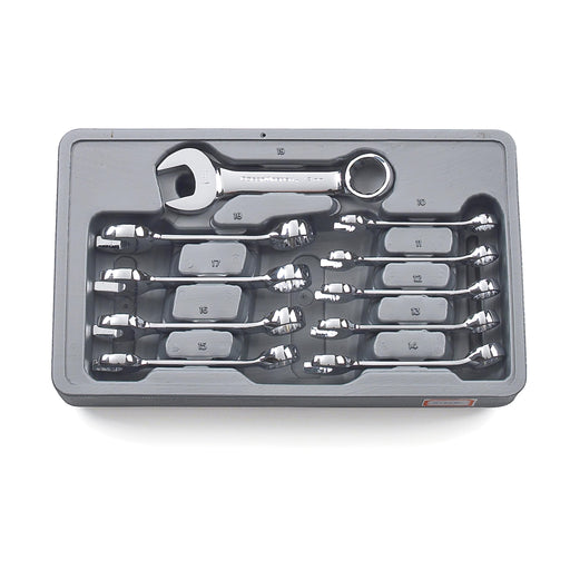 10PC STUBBY WRENCH SET 10-19MM