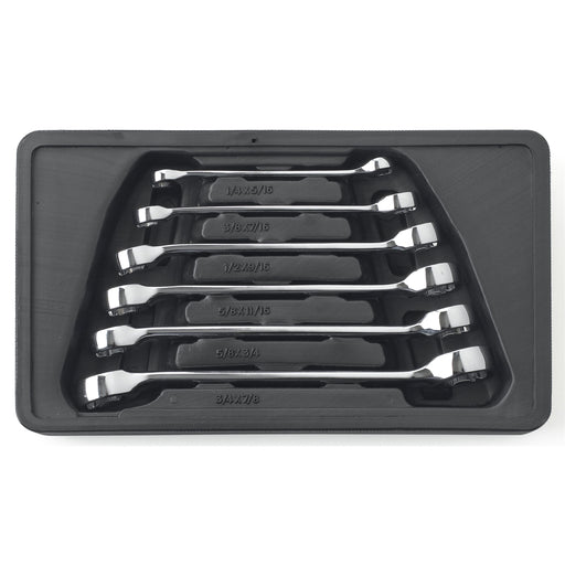 6PC SAE FLARE NUT WRENCH SET