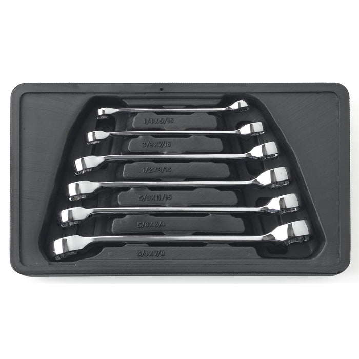 6PC SAE FLARE NUT WRENCH SET