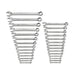 28 PC FULL POLISH COMB WRENCH SET 6 PT SAE/MM
