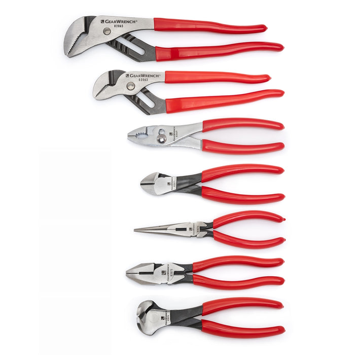 7-PC Mixed Dipped Handle Plier Set