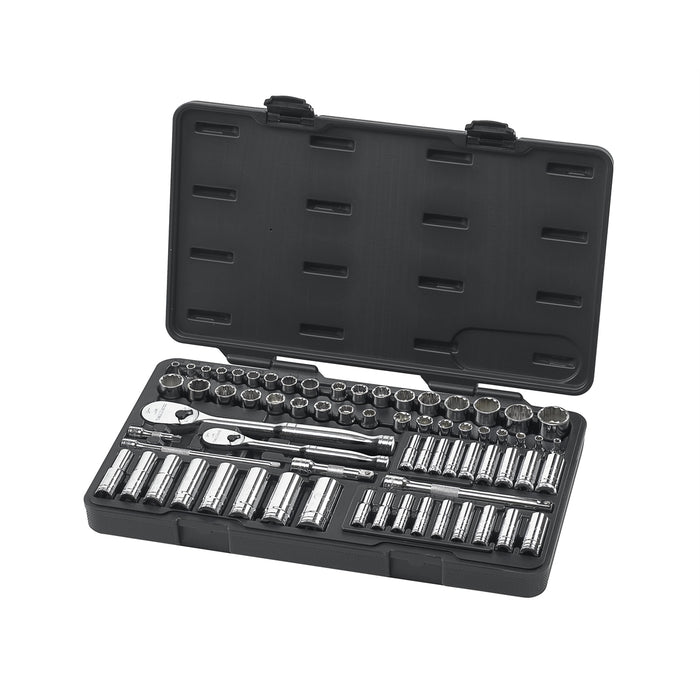 68PC 1/4" & 3/8" SAE/MM (STD/DEEP) SOCKET SET