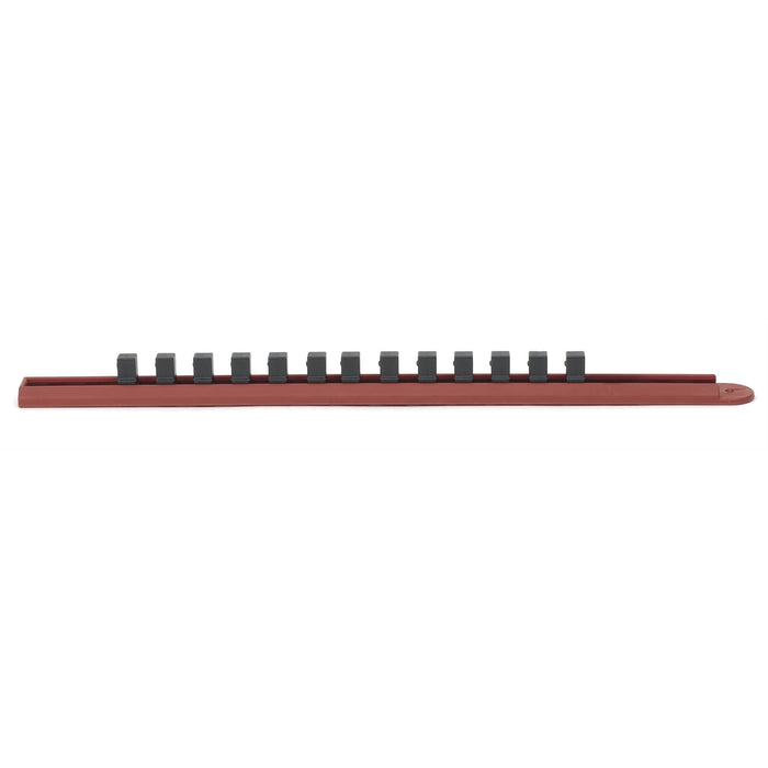 3/8 in. Drive Slide Socket Rail, Red