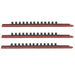 3PC SLIDE SOCKET RAIL SYSTEM (RED ONLY SET)