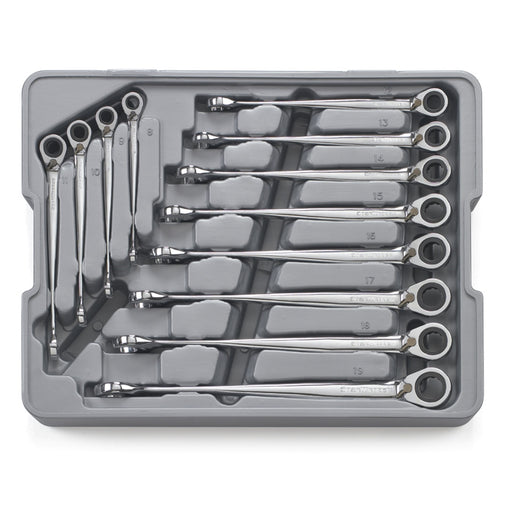 12 PC X-BEAM REV.COMBO RATCH WRENTCH SET METRIC