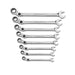 8 Pc. SAE Indexing Combination Wrench