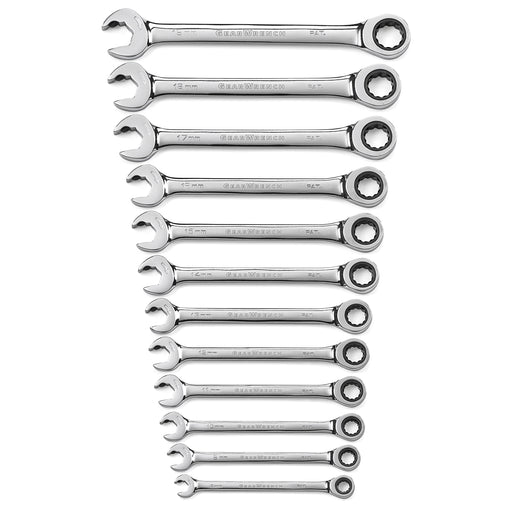 12 Pc. Metric Ratcheting Open End (Dual Ratcheting