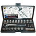 SKT SET(SAE&MET)GEAR RATCHET 21PC SET