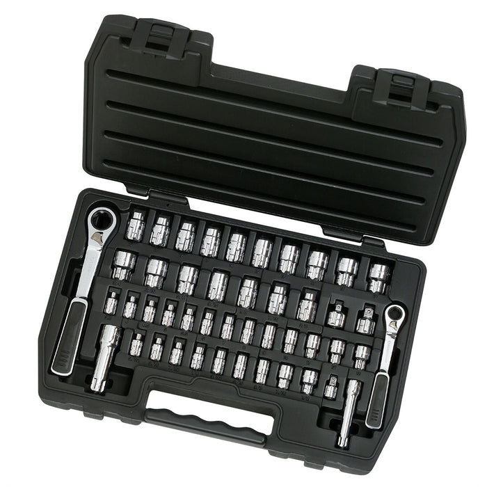 46PC 1/4" & 3/8" DR. GEARRATCHET SET
