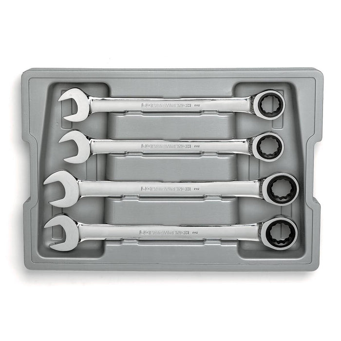WRENCH RATCHING COMB SET 4PC 21-25MM GREARWRENCH