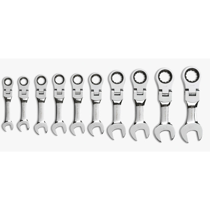 STUBBY FLEX GEAR WR. 10PC METRIC