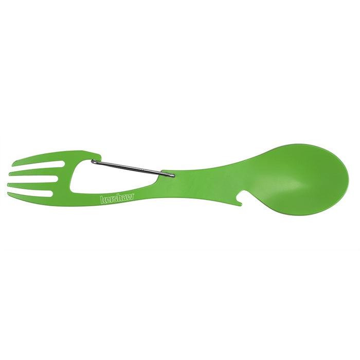 XL GREEN SPOON, FORK, BOTTLE OPENER CAR