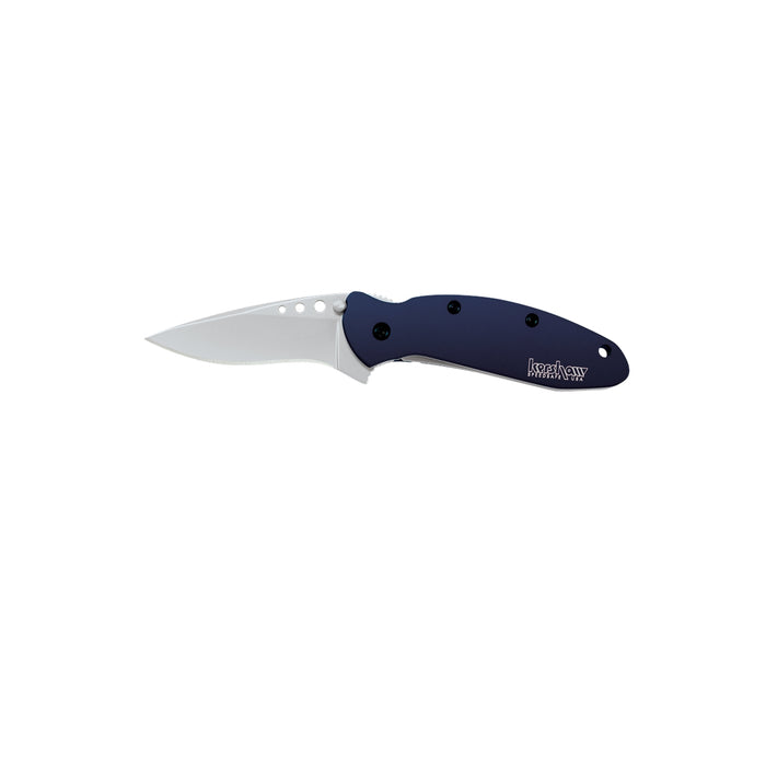 NAVY BLUE SCALLION FOLDING KNIFE
