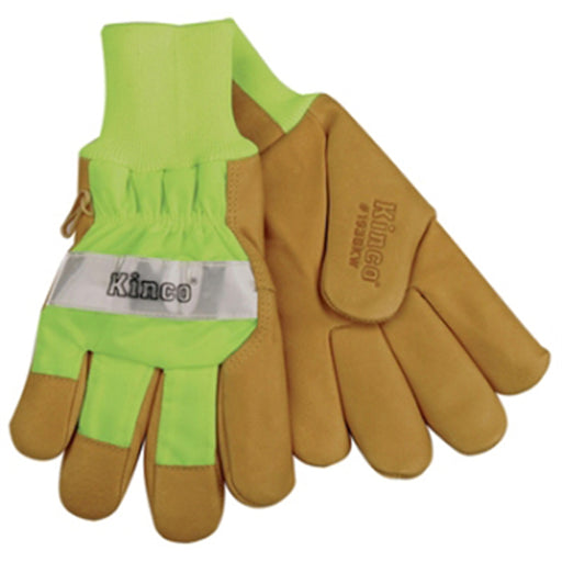 HI VIS Glove Knit Wrist L