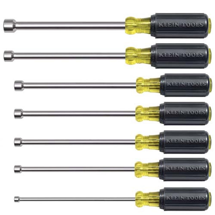 7PC MAGNETIC NUT DRIVER SET 6" SHAFTS