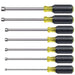7PC MAGNETIC NUT DRIVER SET 6" SHAFTS