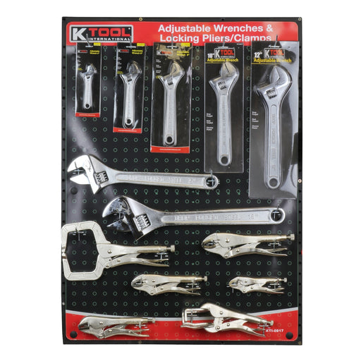 Adjustable Wrenches & Locking Pliers/Clamps Displa
