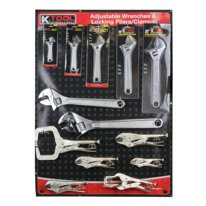 Adjustable Wrenches & Locking Pliers/Clamps Displa