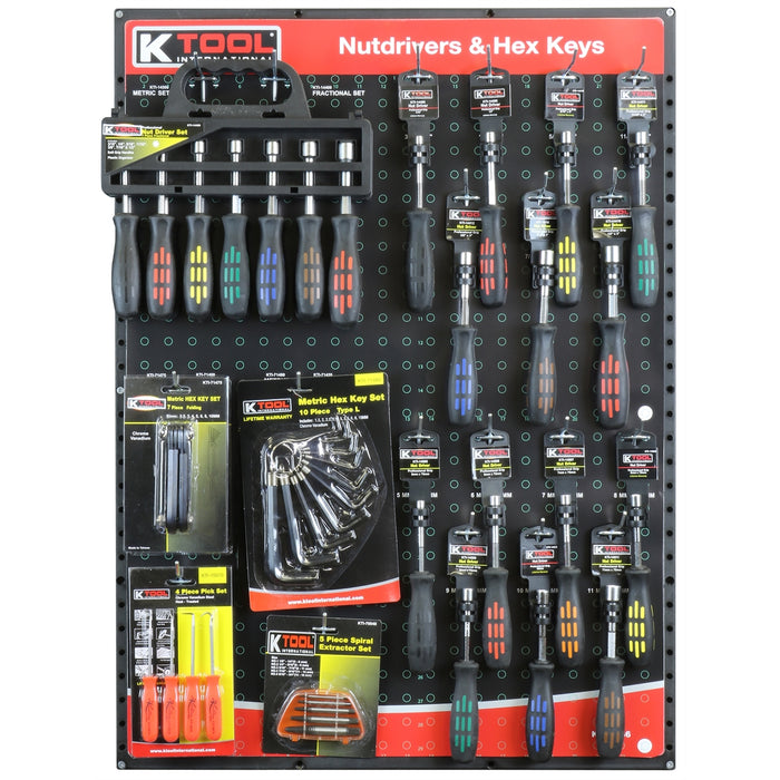 Nutdrivers and Hex Keys Display