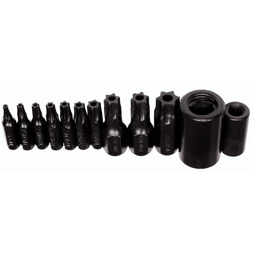 MASTER TAMPER PROOF TORX SET T10-T55 BITS