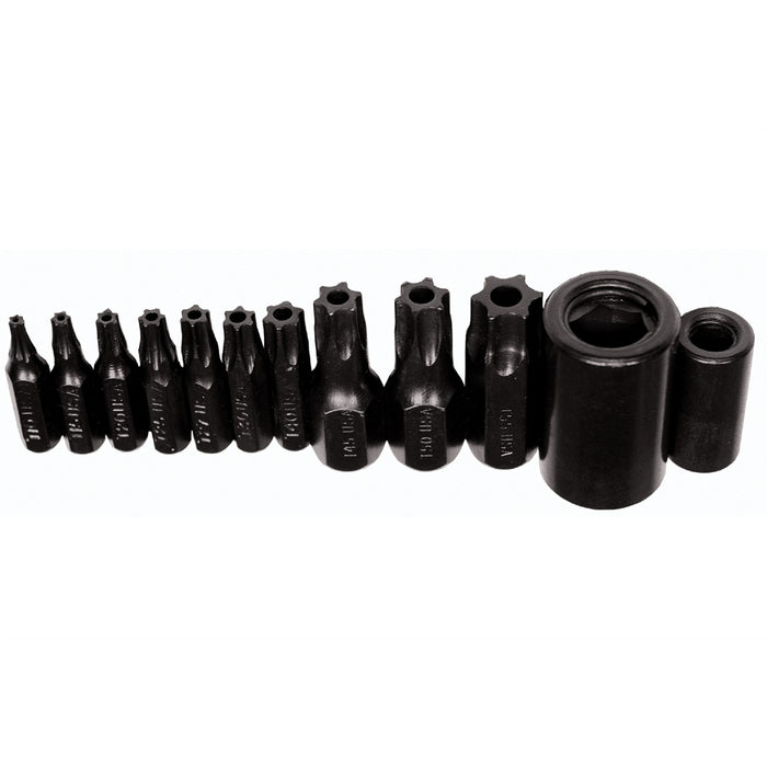 MASTER TAMPER PROOF TORX SET T10-T55 BITS