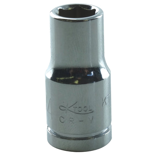 SOC 1/4 3/8D 6PT SHORT