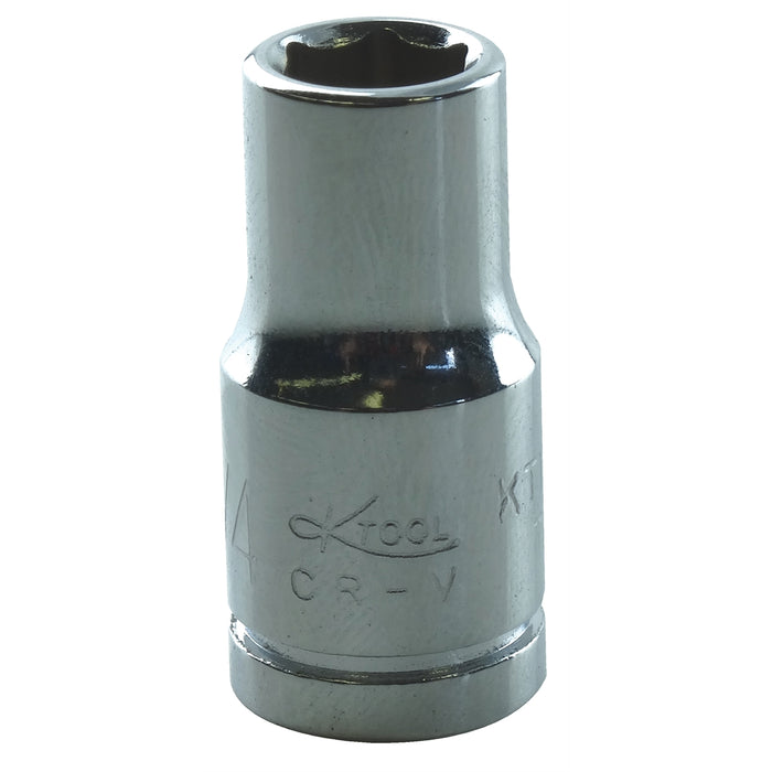 SOC 1/4 3/8D 6PT SHORT