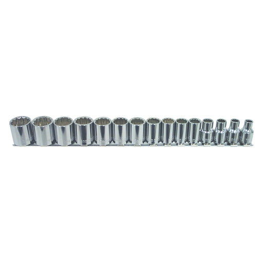 SOC SET 15PC 3/8DR MET 12PT