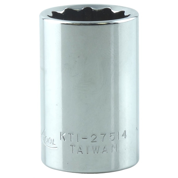 SOC 14MM 3/8D 12PT SHORT