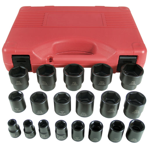 19-PIECE 1/2" DR SHORT IMP SOC SET
